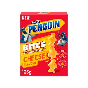 McVitie's Penguin 125g Cheese Flavour Bites Baked Snack Crackers - gallery image 2