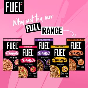 FUEL 10K 400g White Chocolate with Raspberry Protein Granola Breakfast Cereal - gallery image 6