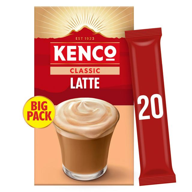Kenco 20 x Classic Latte Instant Coffee Sachets - gallery image 1