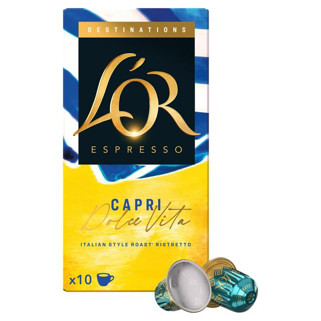 L'OR Espresso Destinations Capri 10 x 52g Intensity Coffee Pods - gallery image 1