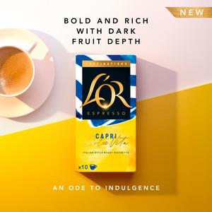 L'OR Espresso Destinations Capri 10 x 52g Intensity Coffee Pods - gallery image 3