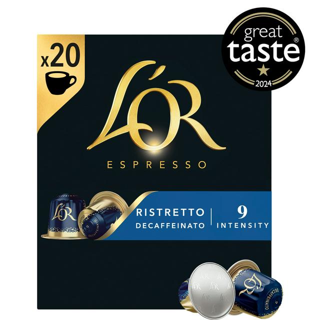 L'OR Espresso 20 x Ristretto Decaf Coffee Pods 104g - gallery image 1