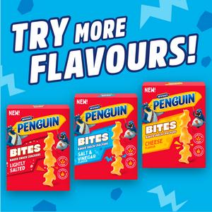 McVitie's Penguin 125g Salt & Vinegar Flavour Bites Baked Snack Crackers - gallery image 6