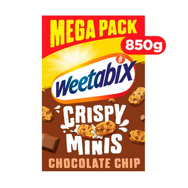 Weetabix Crispy Minis 850g Chocolate Chip Breakfast Cereal - gallery image 1