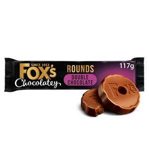 Fox's Chocolatey Rounds 117g Double Chocolate Biscuits