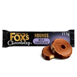 Fox's Chocolatey Rounds 117g Milk Chocolate Biscuits