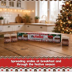 Nutella 7 x Hazelnut Spread with Cocoa Filled Ornament Jars 210g - gallery image 4