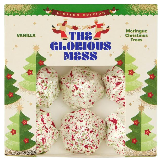 The Glorious Mess 45g Vanilla Meringue Christmas Mringues - gallery image 1