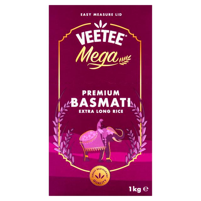 Veetee Mega 1kg Premium Extra Long Basmati Rice - gallery image 1