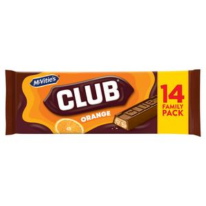 McVitie's Club 14 x 22g Orange Multipack Biscuit Bars