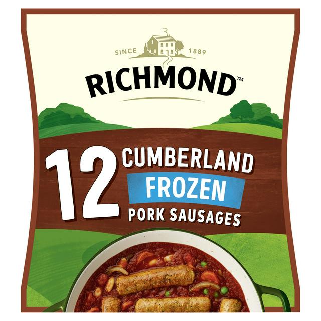 Richmond 12 x Cumberland Pork Sausages 516g - gallery image 1