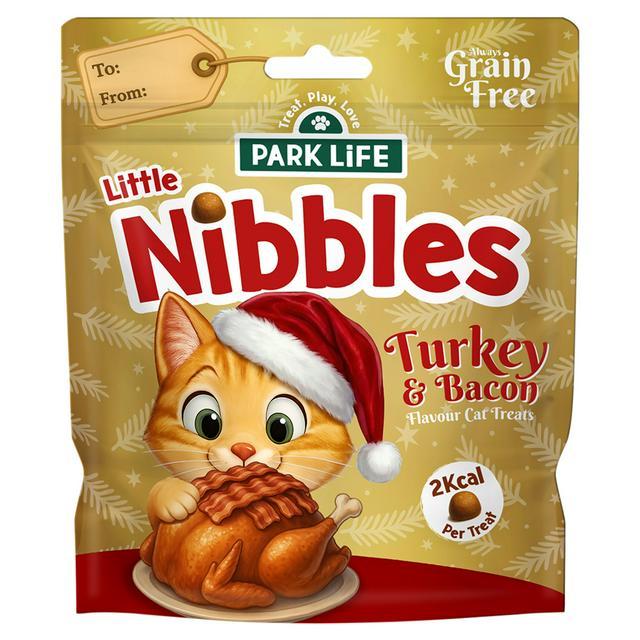 Park Life Little Nibbles Turkey & Bacon Flavour Cat Treats - gallery image 1