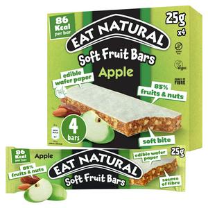 Eat Natural 4 x 25g Apple Multipack Soft Fruit Bars