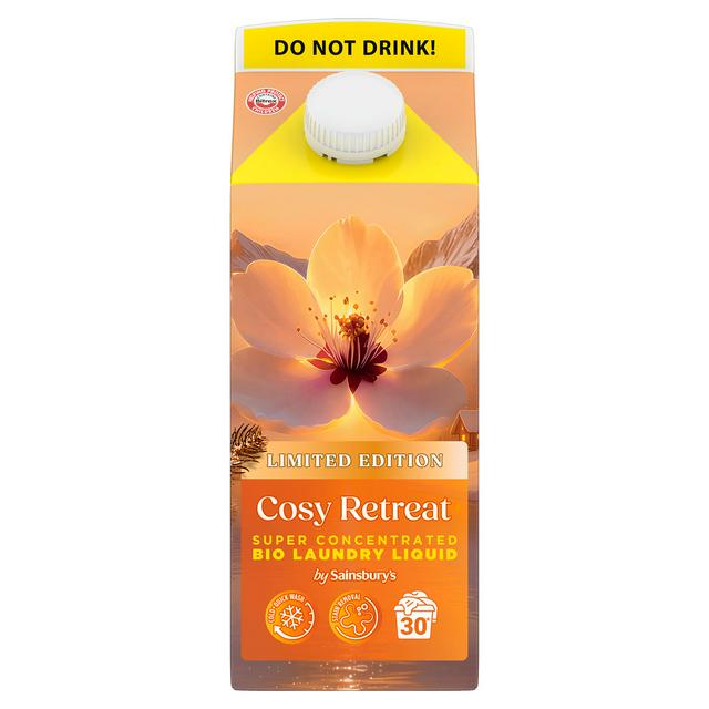 Sainsbury's 750ml Cosy Retreat Super Concentrated Bio Laundry Liquid, Limited Edition - gallery image 1