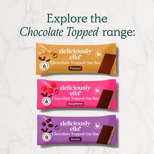 Deliciously Ella 3 x 50g Raisin Chocolate Topped Multipack Oat Bars - gallery image 5