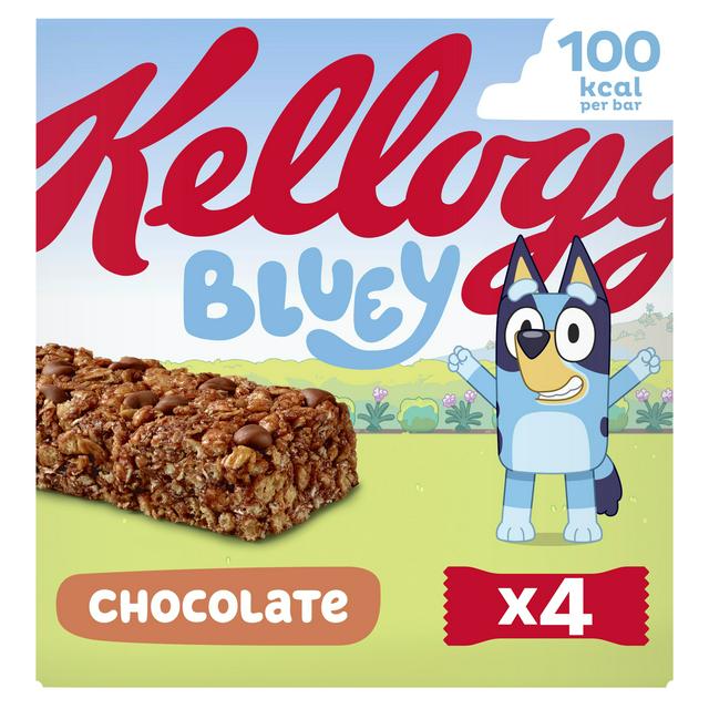 Kellogg's Bluey 4 x 25g Chocolate Multigrain Multipack Snack Bars - gallery image 1