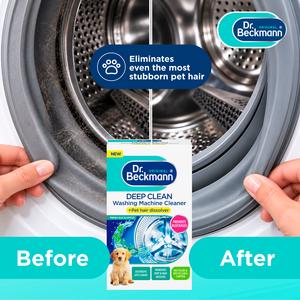 Dr. Beckmann Original Deep Clean Washing Machine Cleaner + Pet Hair Dissolver 250g - gallery image 4