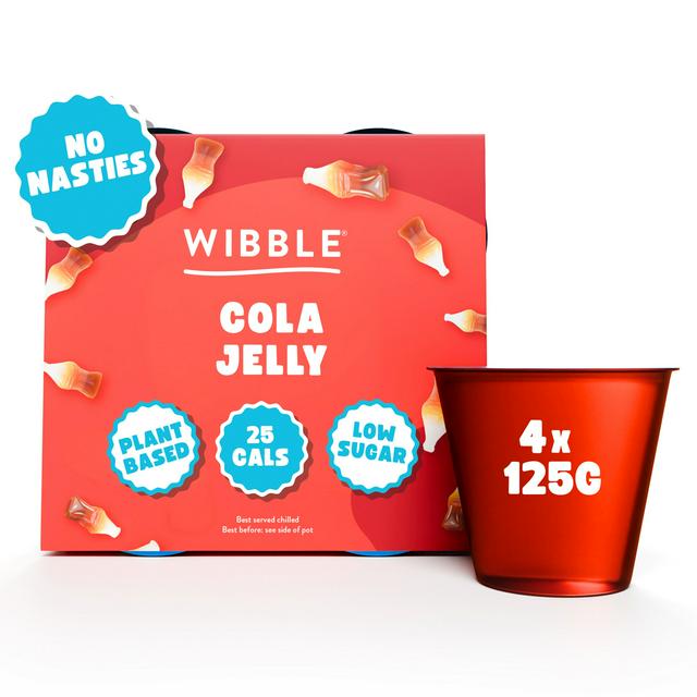 Wibble 4 x 125g Cola Jelly Pots - gallery image 1
