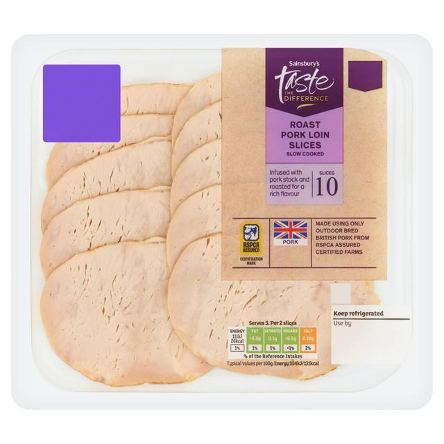 Sainsbury's Roast Pork Loin Slices, Taste the Difference - gallery image 1