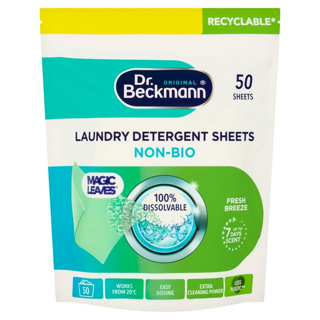 Dr. Beckmann Original 50 x Non Bio Laundry Detergent Sheets - gallery image 1