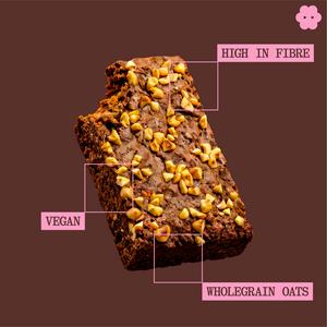 Graze 3 x 45g Hazelnut & Dark Chocolate Multipack Oat Brownies - gallery image 2