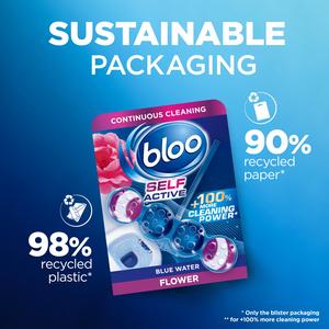 Bloo Self Active 2 x 50g Flower Toilet Rim Block - gallery image 4