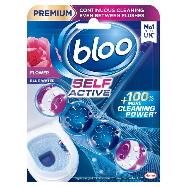 Bloo Self Active 50g Flower Toilet Rim Block - gallery image 1
