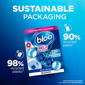 Bloo Self Active 2 x 50g Bleach Toilet Rim Block - gallery image 4