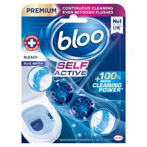 Bloo Self Active 50g Bleach Toilet Rim Block