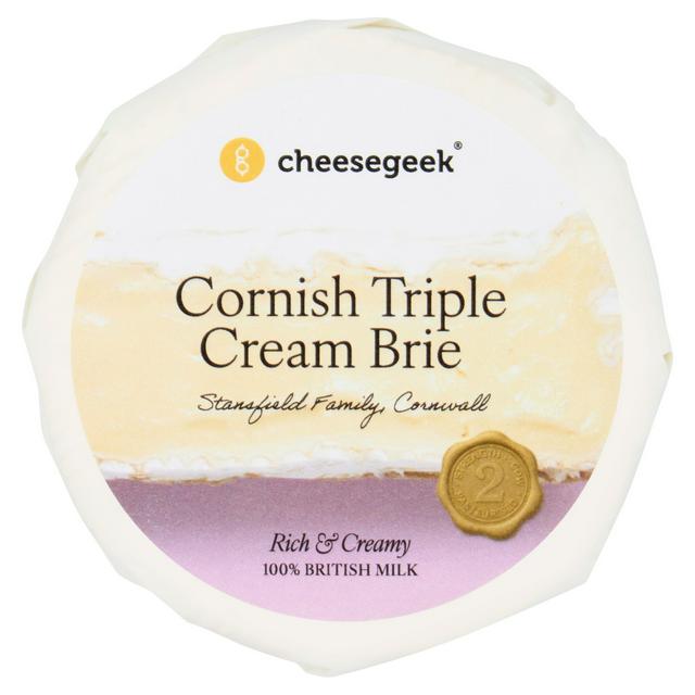 Cheesegeek 200g Cornish Triple Cream Brie Cheese - gallery image 1