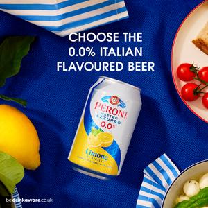 Peroni 4 x 330ml Alcohol Free Beer with Lemon - gallery image 2