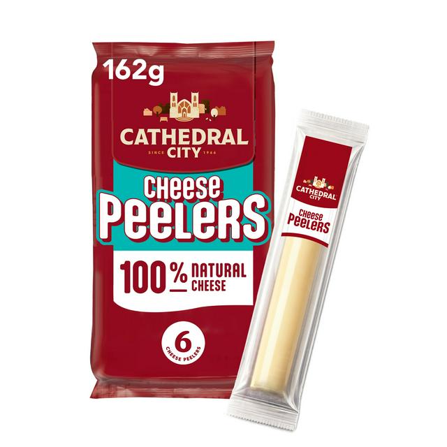 Cathedral City 6 x Mozzarella Cheese Peelers Snacks 162g - gallery image 1