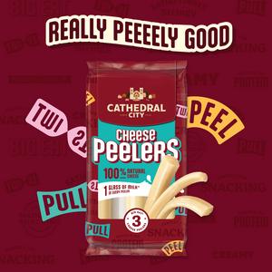 Cathedral City 3 x Mozzarella Cheese Peelers Snacks 81g - gallery image 2