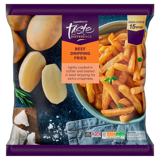 Sainsbury's 750g Beef Dripping Fries, Taste the Difference - gallery image 1