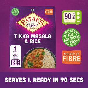 Patak's The Original 250g Tikka Masala & Rice - gallery image 2