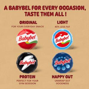 Mini Babybel 6 x 20g Happy Gut Cheese Snacks - gallery image 3