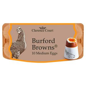 Clarence Court Mabel Pearman's Burford Browns 10 x Medium Free Range Eggs