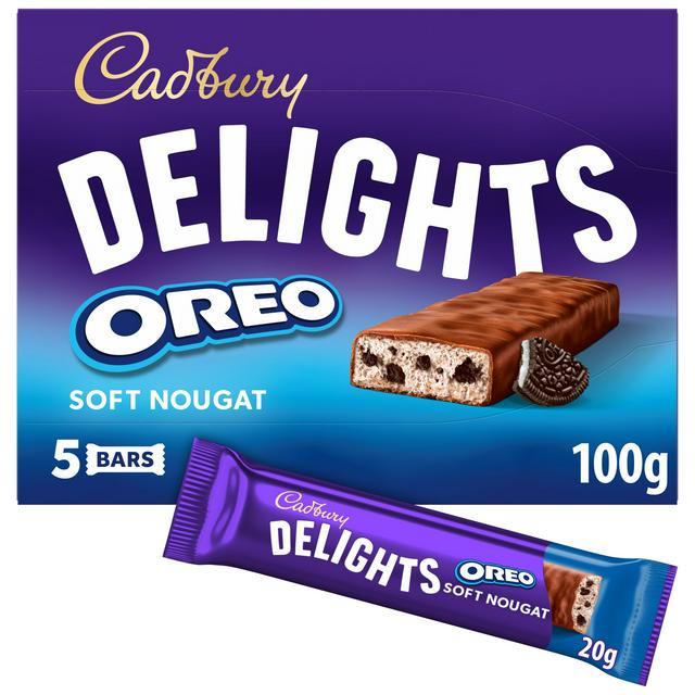 Cadbury Delights OREO Chocolate Nougat Bar 4 Pack Multipack 80 g - gallery image 1