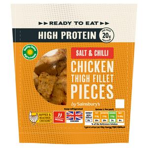 Sainsbury's 90g Ready to Eat Salt & Chilli Thigh Fillet Pieces