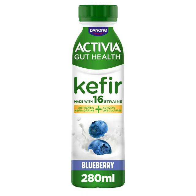 Activia Kefir 280g Blueberry Gut Health Fruit Yoghurt Drink - gallery image 1