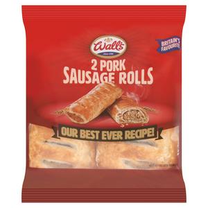 Wall's 2 x Pork Sausage Rolls 160g