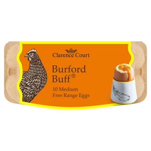 Clarence Court Burford Buff 10 Medium Eggs