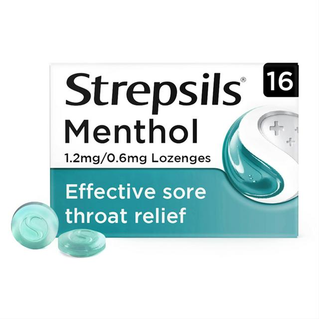 Strepsils 16 x Menthol Lozenges - gallery image 1