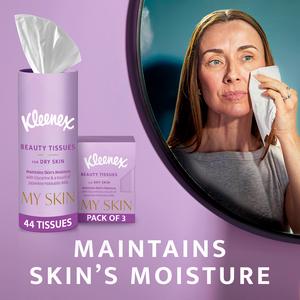 Kleenex My Skin On The Go Facial Beauty Tissues for Dry Skin - gallery image 2