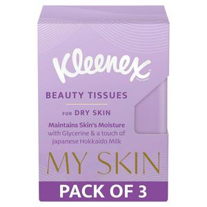 Kleenex My Skin On The Go Facial Beauty Tissues for Dry Skin