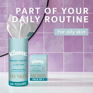 Kleenex My Skin Facial Beauty Tissues Tube for Oily Skin - gallery image 3