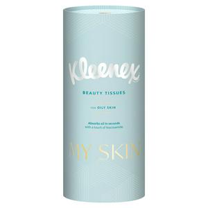 Kleenex My Skin Facial Beauty Tissues Tube for Dry Skin