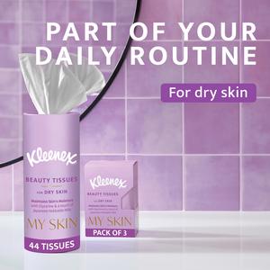 Kleenex My Skin Facial Beauty Tissues Tube for Dry Skin - gallery image 3