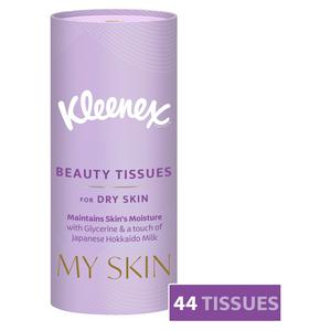Kleenex My Skin Facial Beauty Tissues Tube for Dry Skin