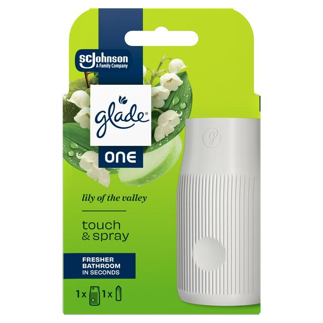 Glade One Lily of the Valley Bathroom Starter Kit Touch & Spray Air Freshener 13ml - gallery image 1